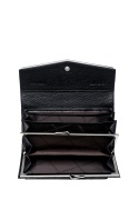 Portfel damski LUIGISANTO AE052 czarny lakierowany