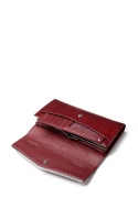 Portfel damski LUIGISANTO AE052 bordowy lakierowany
