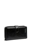 Portfel damski LUIGISANTO AE37-1 czarny lakierowany