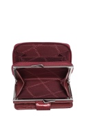 Portfel damski LUIGISANTO AE51-2 bordowy lakierowany