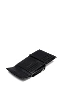 Portfel damski LUIGISANTO CE05-1 czarny lakierowany