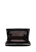 Portfel damski LUIGISANTO CE05-1 czarny lakierowany
