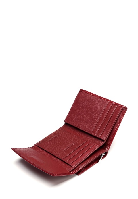 Portfel damski LUIGISANTO CE05-1 czerwony lakierowany