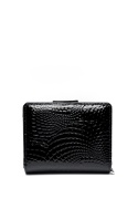 Portfel damski LUIGISANTO CE07-1 czarny lakierowany