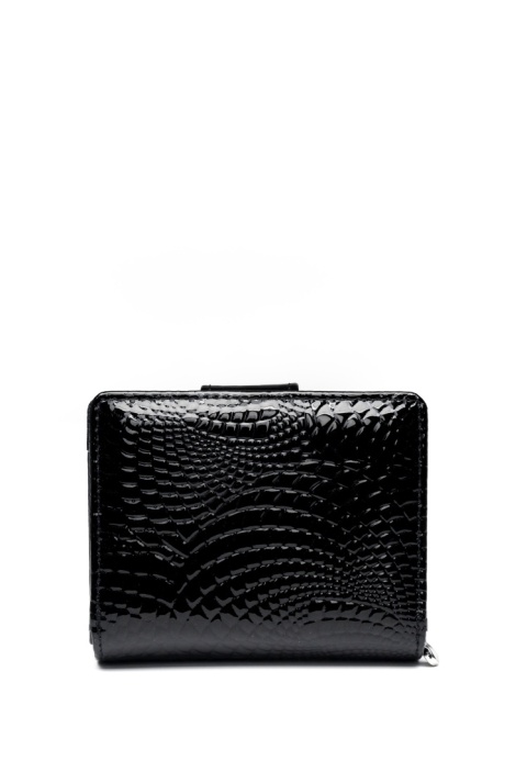 Portfel damski LUIGISANTO CE07-1 czarny lakierowany