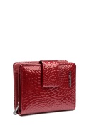 Portfel damski LUIGISANTO CE07-1 czerwony lakierowany