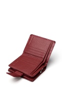 Portfel damski LUIGISANTO CE07-1 czerwony lakierowany