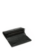Portfel damski LUIGISANTO CE1518-1 czarny lakierowany