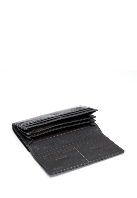 Portfel damski LUIGISANTO CE1518-1 szary lakierowany