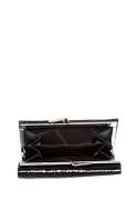 Portfel damski LUIGISANTO CE214 czarny lakierowany