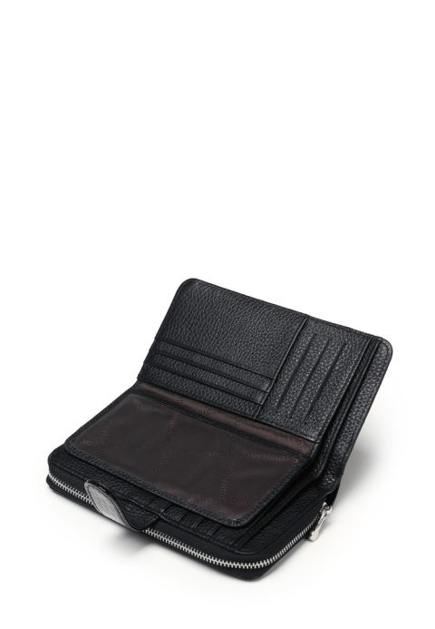 Portfel damski LUIGISANTO CE37-1 czarny lakierowany