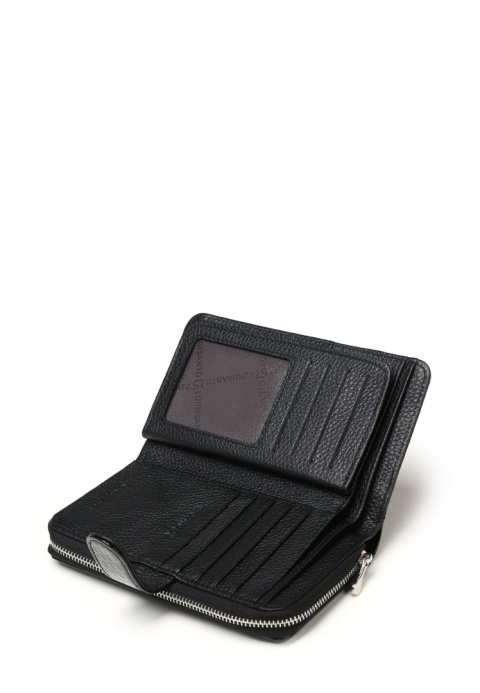 Portfel damski LUIGISANTO CE37-1 czarny lakierowany