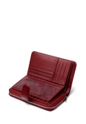 Portfel damski LUIGISANTO CE37-1 czerwony lakierowany