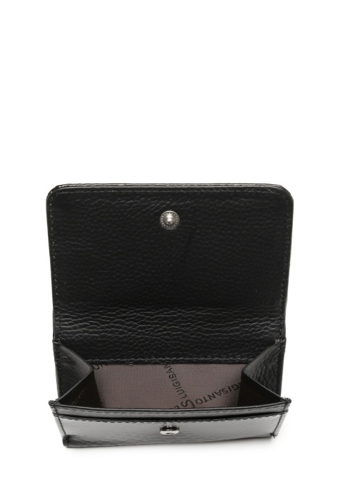 Portfel damski LUIGISANTO CE403-1 czarny lakierowany
