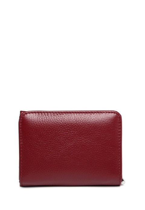 Portfel damski LUIGISANTO L043 bordowy matowy