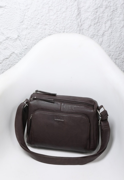 Torebka damska LUIGISANTO BI6605 Coffe