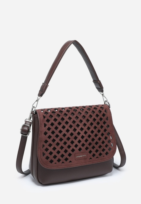 Torebka damska LUIGISANTO H1402 Coffe