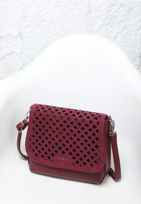 Torebka damska LUIGISANTO H1402 Red