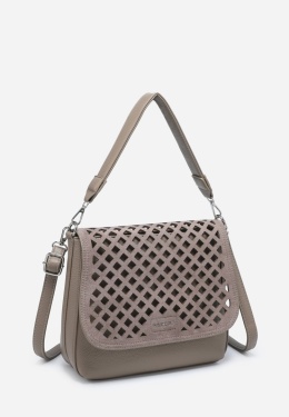 Torebka damska LUIGISANTO H1402 Taupe