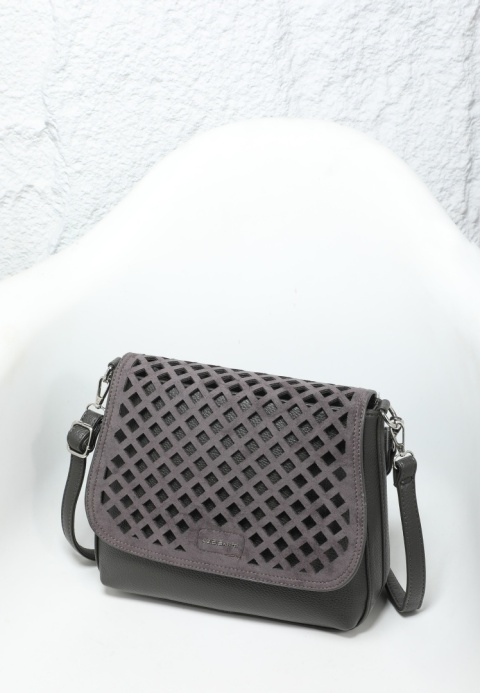 Torebka damska LUIGISANTO H1402 Grey