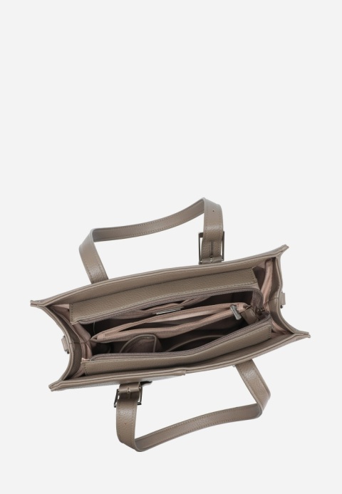 Torebka damska LUIGISANTO H1436 Taupe