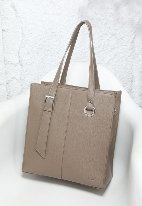 Torebka damska LUIGISANTO H1436 Taupe