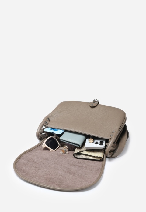 Torebka damska LUIGISANTO H1438 Taupe