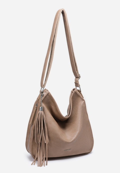 Torebka damska LUIGISANTO V1242 Beige/Taupe Torebka damska LUIGISANTO V1242 Beige/Taupe