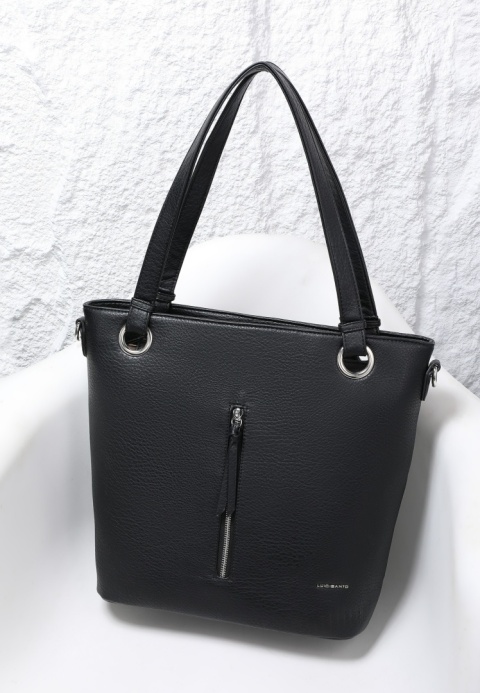 Torebka damska LUIGISANTO V1328 Black Torebka damska LUIGISANTO V1328 Black