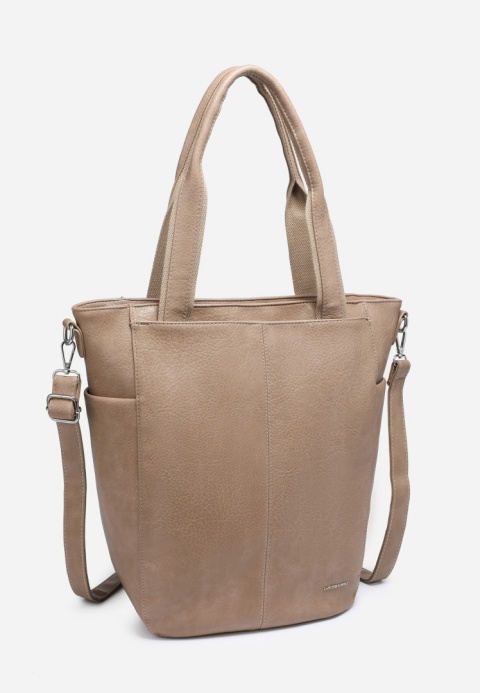 Torebka damska LUIGISANTO V1432 Beige/Taupe Torebka damska LUIGISANTO V1432 Beige/Taupe
