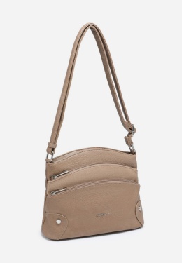Torebka damska LUIGISANTO V2126-Z Beige/Taupe