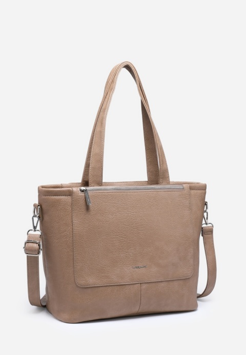 Torebka damska LUIGISANTO V8212 Beige/Taupe Torebka damska LUIGISANTO V8212 Beige/Taupe