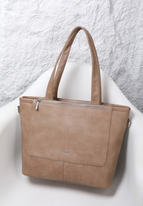 Torebka damska LUIGISANTO V8212 Beige/Taupe Torebka damska LUIGISANTO V8212 Beige/Taupe