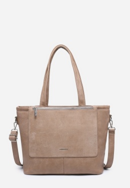 Torebka damska LUIGISANTO V8212-Z Beige/Taupe