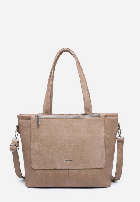 Torebka damska LUIGISANTO V8212-Z Beige/Taupe Torebka damska LUIGISANTO V8212-Z Beige/Taupe
