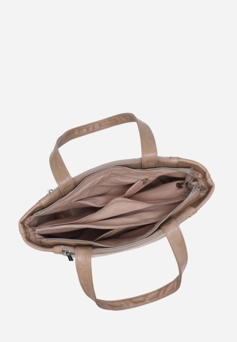 Torebka damska LUIGISANTO V8212-Z Beige/Taupe Torebka damska LUIGISANTO V8212-Z Beige/Taupe