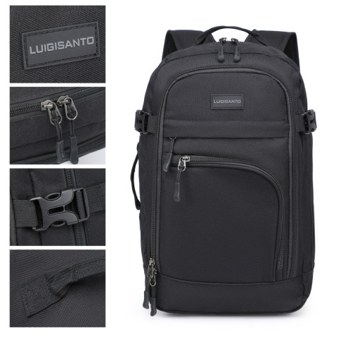 Plecak LUIGISANTO A1662 Black