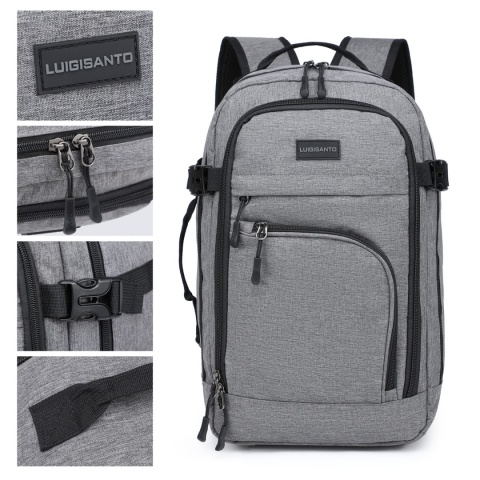 Plecak LUIGISANTO A1662 Grey
