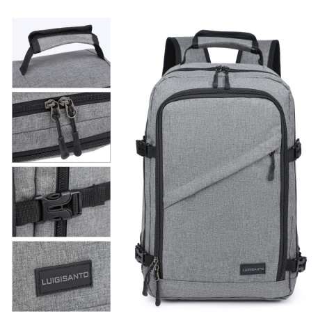 Plecak LUIGISANTO A1669 Grey