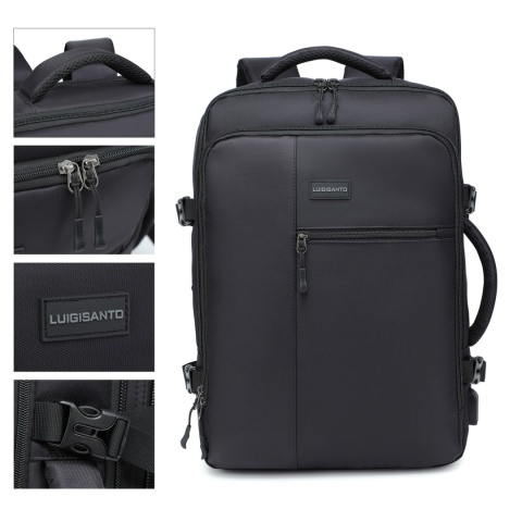 Plecak LUIGISANTO L8817 Black
