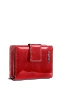 Portfel damski LUIGISANTO BC07-1 czerwony lakierowany