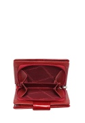 Portfel damski LUIGISANTO BC07-1 czerwony lakierowany