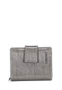 Portfel damski LUIGISANTO BC07-1 szary lakierowany