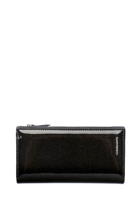Portfel damski LUIGISANTO BC1431-1 czarny lakierowany