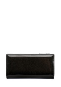 Portfel damski LUIGISANTO BC1431-1 czarny lakierowany