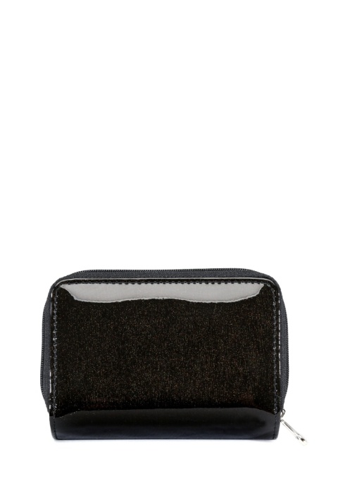 Portfel damski LUIGISANTO BC51-2 czarny lakierowany