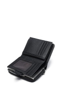 Portfel damski LUIGISANTO BC51-2 czarny lakierowany