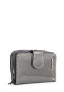 Portfel damski LUIGISANTO BC51-2 szary lakierowany