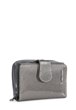 Portfel damski LUIGISANTO BC51-2 szary lakierowany