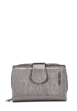 Portfel damski LUIGISANTO BC51-2 szary lakierowany